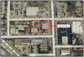 1708-1714 8th Ave, Fort Worth, TX - Aérien  Vue de la carte