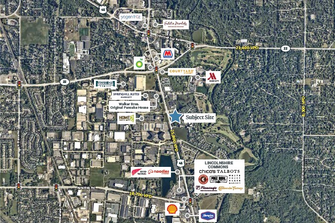 725 Milwaukee Ave, Lincolnshire, IL à vendre - Photo du bâtiment - Image 2 de 2