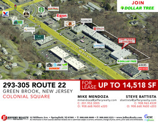 Plus de détails pour 299 US Highway 22, Green Brook, NJ - Vente au détail à louer