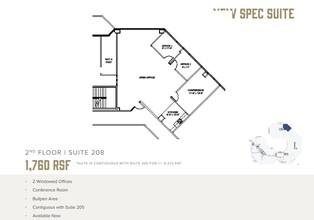 20750 Ventura Blvd, Woodland Hills, CA for lease Floor Plan- Image 2 of 7