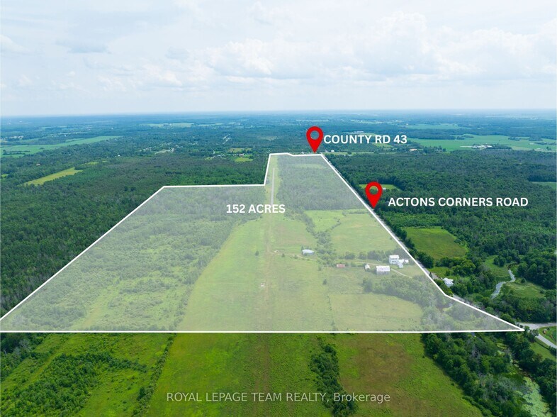 210 Actons Corners Rd, Kemptville, ON for sale - Aerial - Image 3 of 26