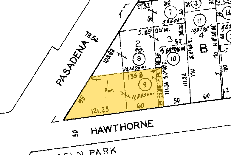 301-305 Pasadena Ave, South Pasadena, CA à louer - Plan cadastral - Image 3 de 8