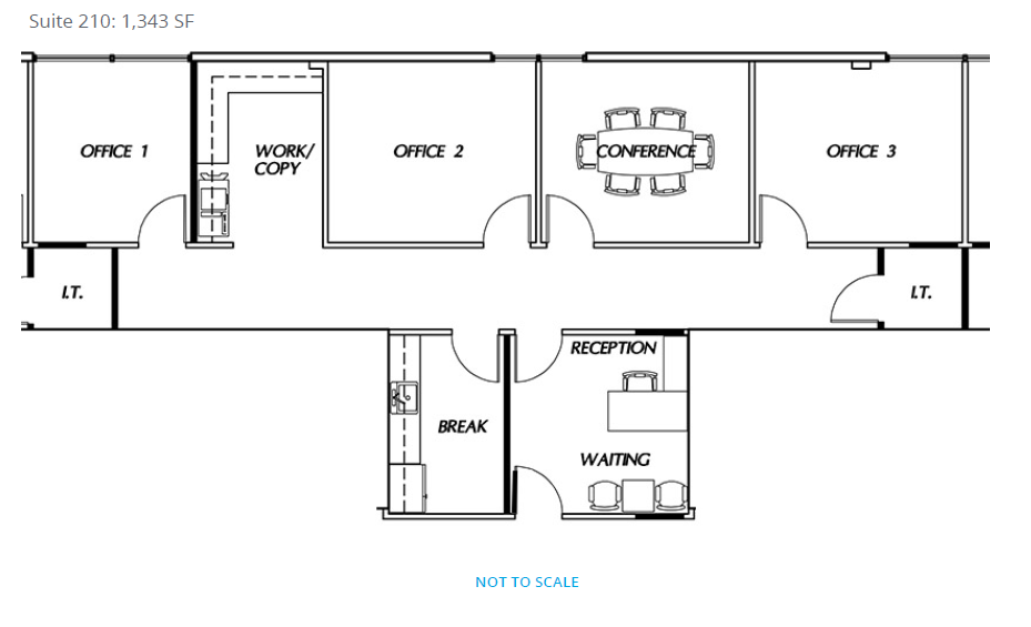 900 Truxtun Ave, Bakersfield, CA à louer Plan d  tage- Image 1 de 1