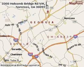 3300 Holcomb Bridge Rd, Peachtree Corners, GA - Aerial  map view