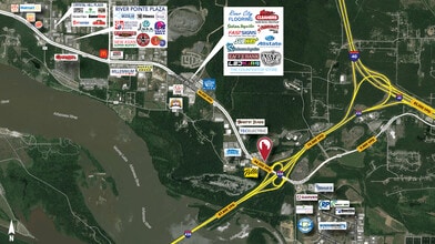 8701 Maumelle Blvd, Maumelle, AR - Aerial  map view
