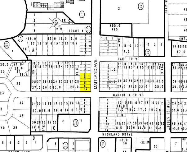 320 Maitland Ave, Altamonte Springs, FL à louer - Plan cadastral - Image 2 de 25