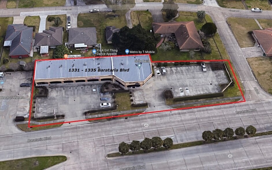 1331 Barataria Blvd, Marrero, LA for lease - Aerial - Image 3 of 4