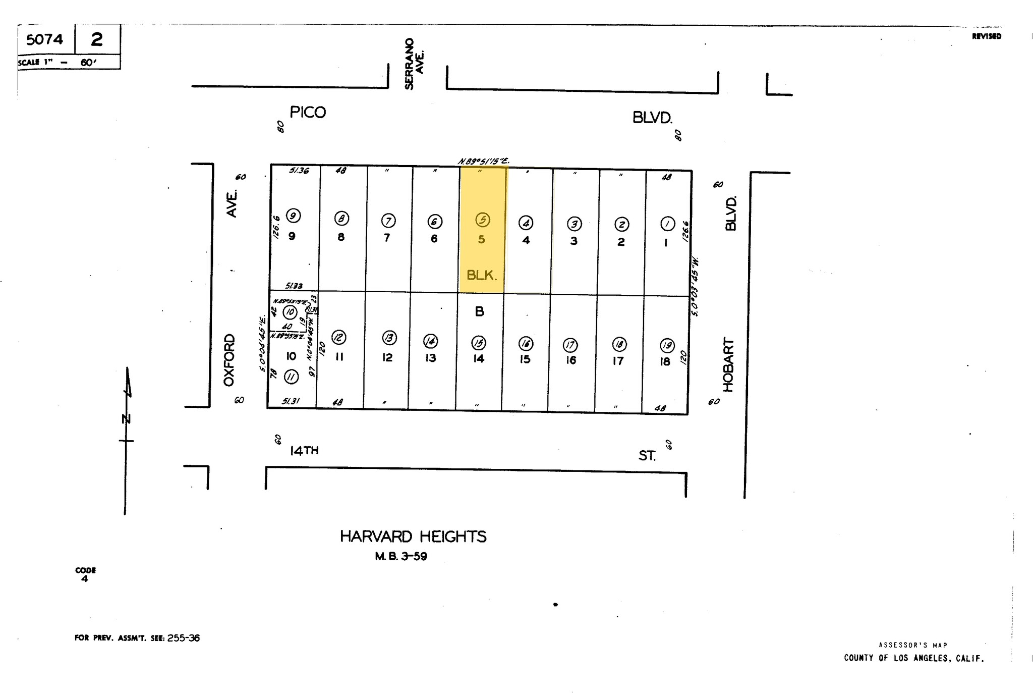 2990 W Pico Blvd, Los Angeles, CA for sale Plat Map- Image 1 of 1