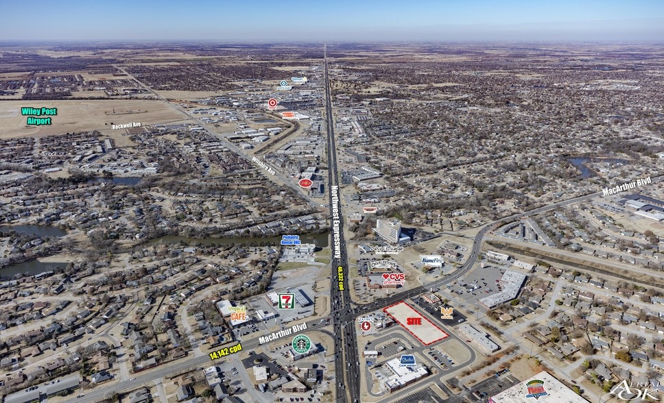 5857 NW Expressway Expy, Oklahoma City, OK for lease - Aerial - Image 1 of 1
