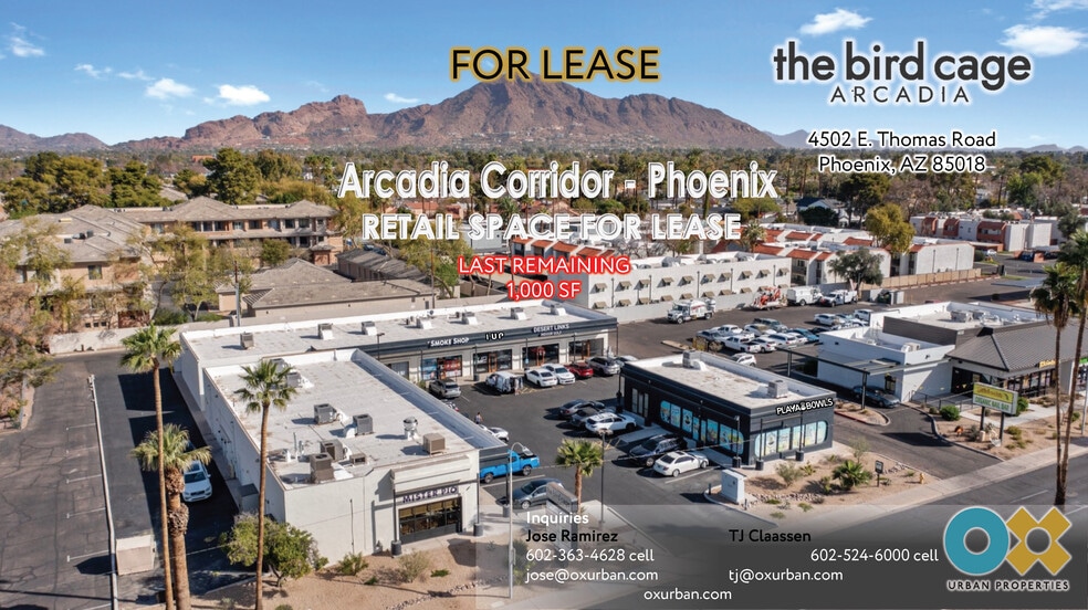 4502-4528 E Thomas Rd, Phoenix, AZ à louer - Photo du bâtiment - Image 2 de 15