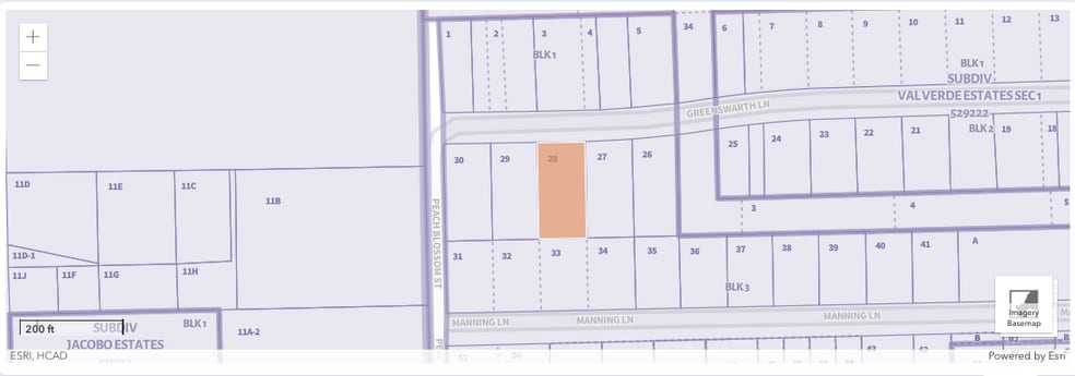 7518 Greenswarth Ln, Houston, TX à vendre - Plan cadastral - Image 3 de 3