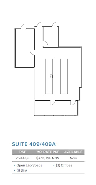 505 Coast Blvd S, La Jolla, CA for lease Floor Plan- Image 1 of 1