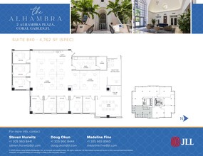 2 Alhambra Plz, Coral Gables, FL à louer Plan de site- Image 1 de 1