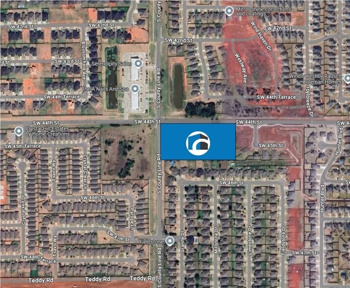 SW 44th St & S County Line Rd, Oklahoma City, OK à vendre - Photo du bâtiment - Image 2 de 3