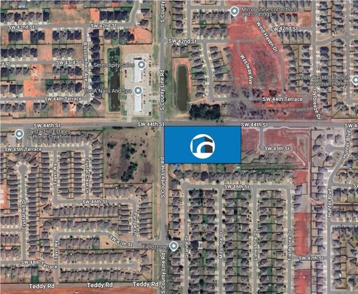 SW 44th St & S County Line Rd, Oklahoma City, OK à vendre - Photo du bâtiment - Image 2 de 4