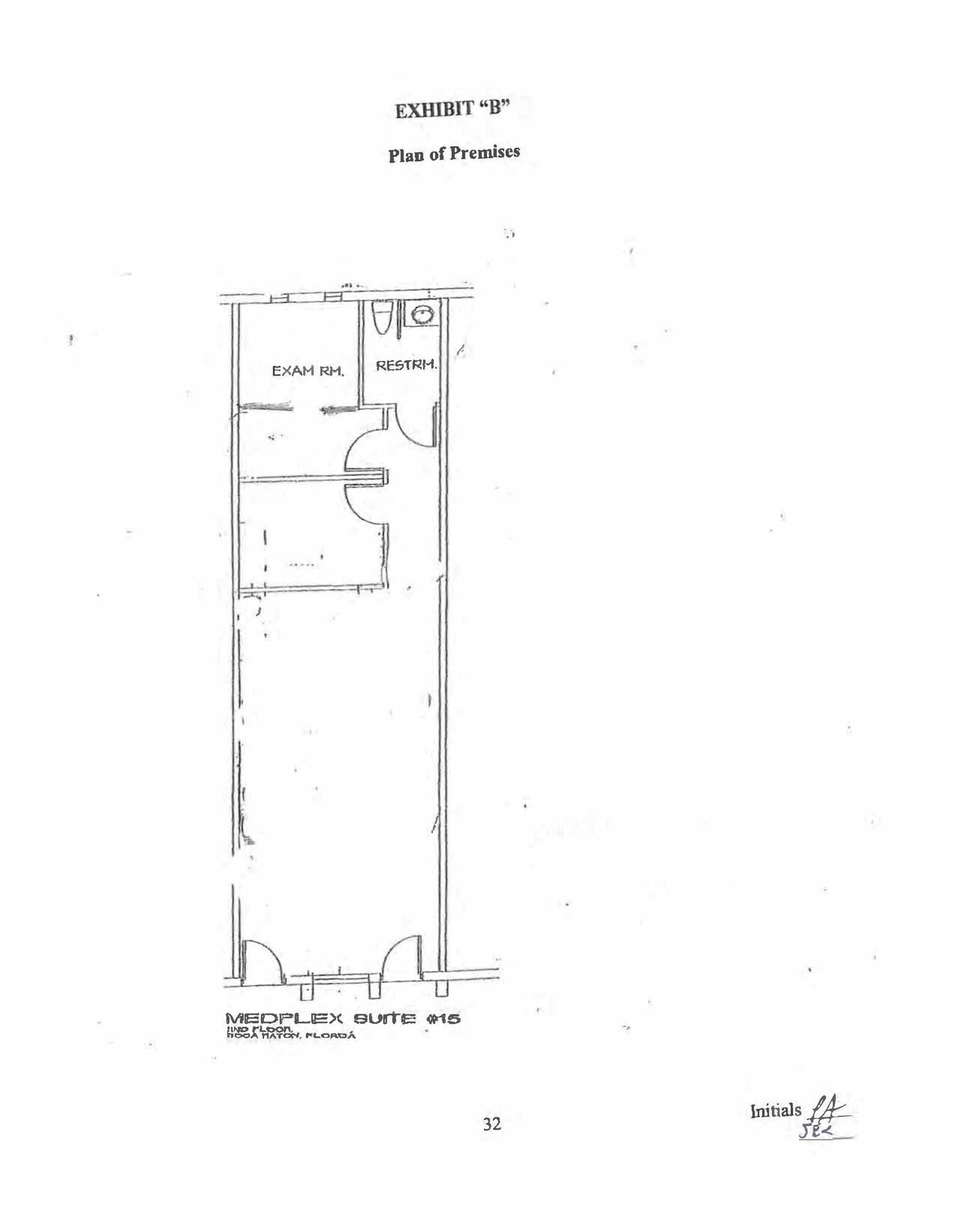 5458 Town Center Rd, Boca Raton, FL à louer Plan de site- Image 1 de 1