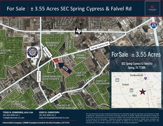 More details for Spring Cypress Rd, Spring, TX - Land for Sale