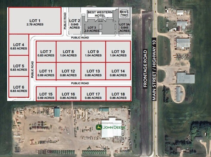 Main St S, Dauphin, MB à vendre Aérien- Image 1 de 1