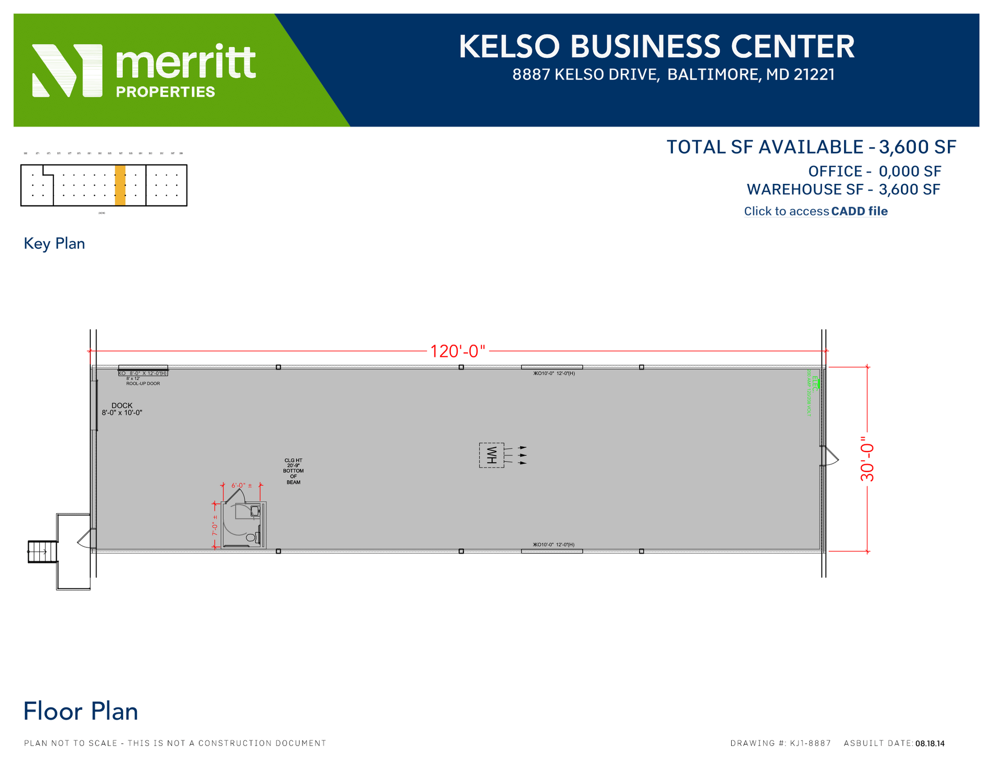 8841-8867 Kelso Dr, Essex, MD for lease Floor Plan- Image 1 of 1