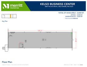 8841-8867 Kelso Dr, Essex, MD for lease Floor Plan- Image 1 of 1