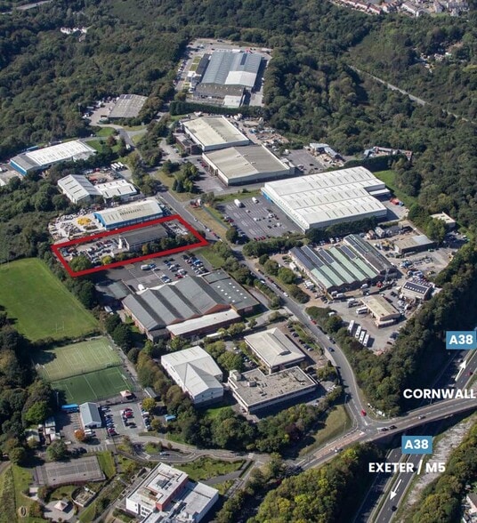 21 Burrington Way, Plymouth for sale - Aerial - Image 2 of 5