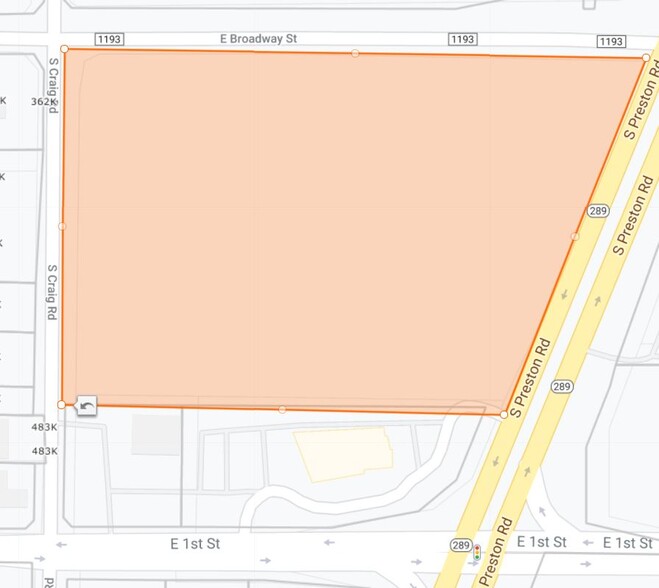 130 S Preston Rd, Prosper, TX à louer - Plan cadastral - Image 3 de 5