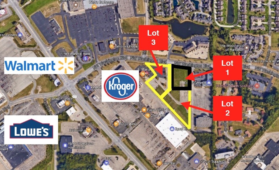 845 NW Washington Blvd, Hamilton, OH for lease - Site Plan - Image 3 of 3