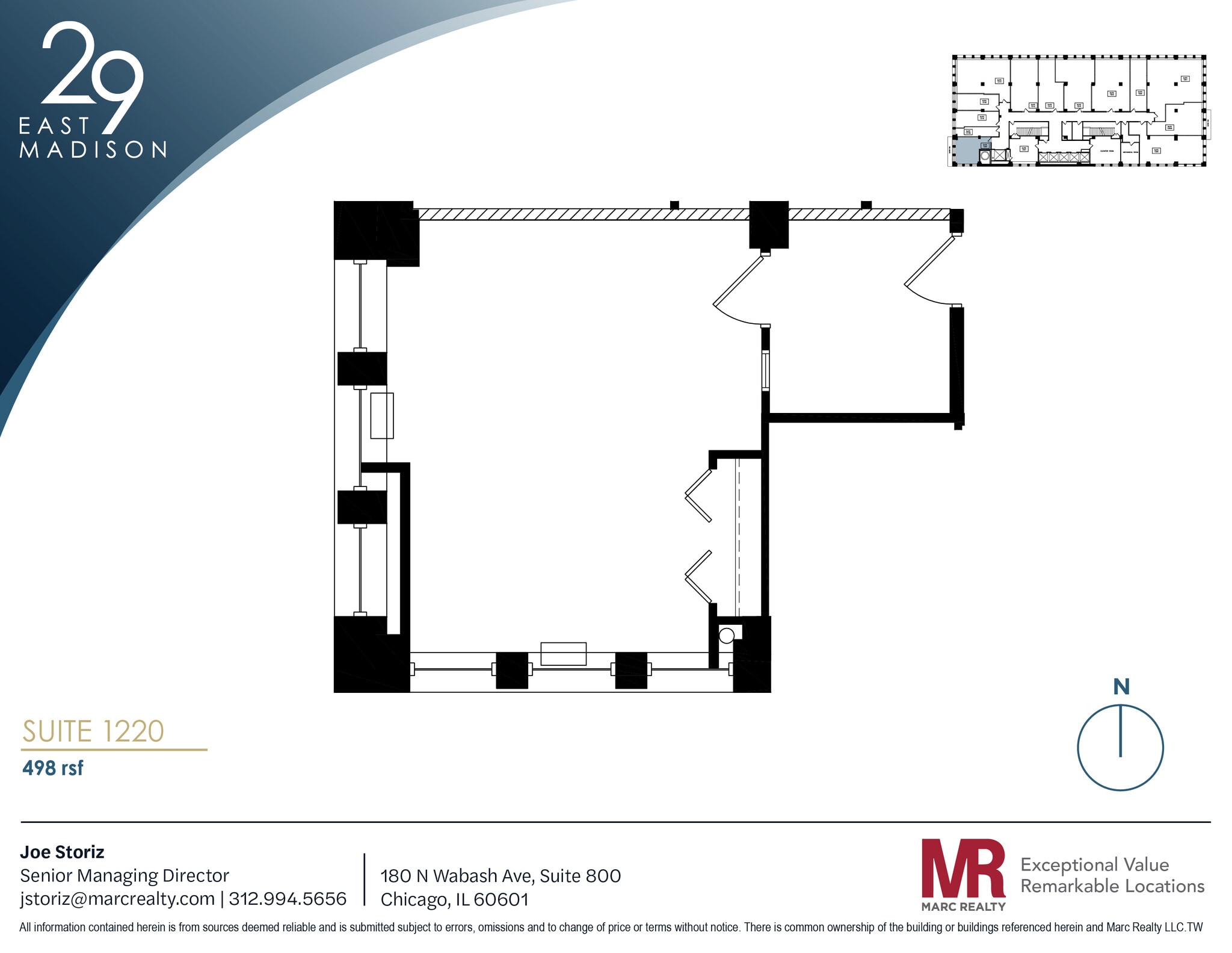 29 E Madison St, Chicago, IL for lease Floor Plan- Image 1 of 3