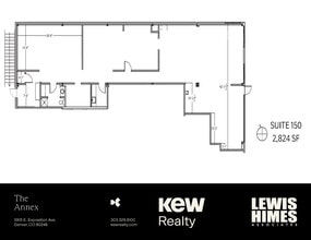 3915 E Exposition Ave, Denver, CO for lease Floor Plan- Image 1 of 5