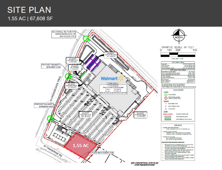 Tangerine Rd & I-10, Marana, AZ à vendre - Plan de site - Image 2 de 5