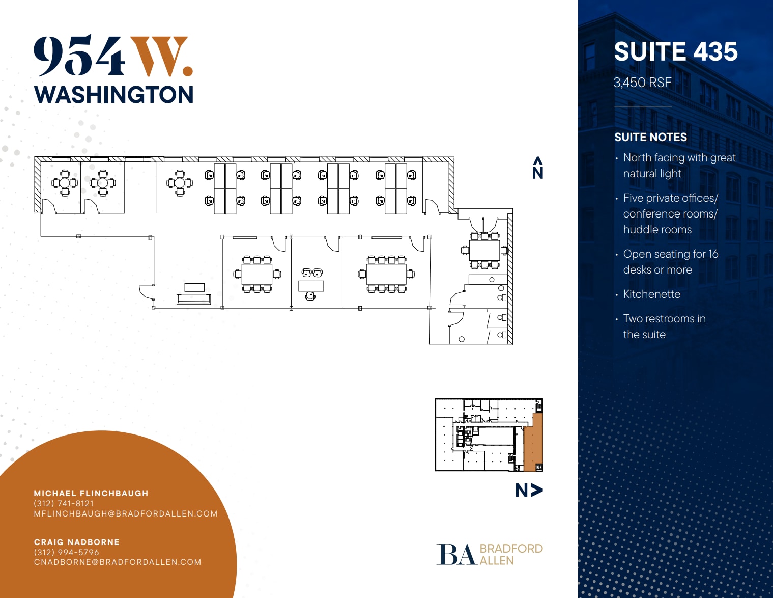 954 W Washington Blvd, Chicago, IL à louer Plan d’étage- Image 1 de 2