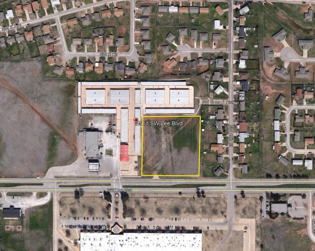 4511 SW Lee Blvd, Lawton, OK à vendre Aérien- Image 1 de 4