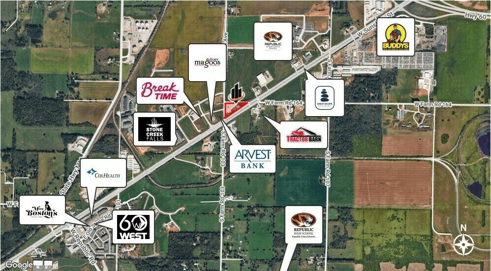 6229 W US Highway 60, Brookline, MO à vendre Photo principale- Image 1 de 6