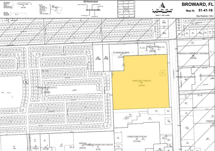 700 N University Dr, Pembroke Pines, FL à louer - Plan cadastral - Image 2 de 20