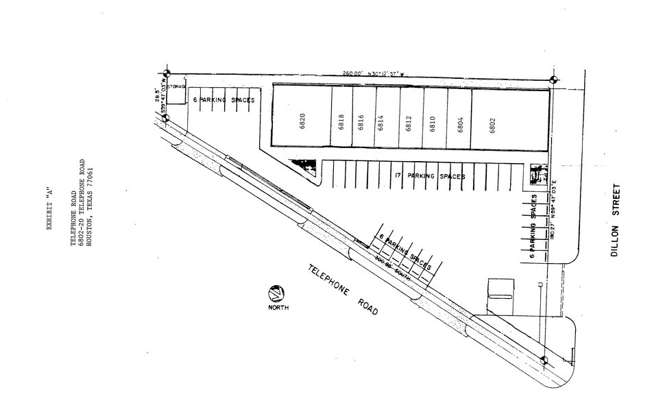 6802-6820 Telephone Rd, Houston, TX à louer - Plan de site - Image 2 de 2