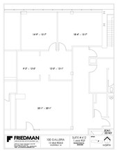 300 Galleria Officentre, Southfield, MI for lease Floor Plan- Image 1 of 2