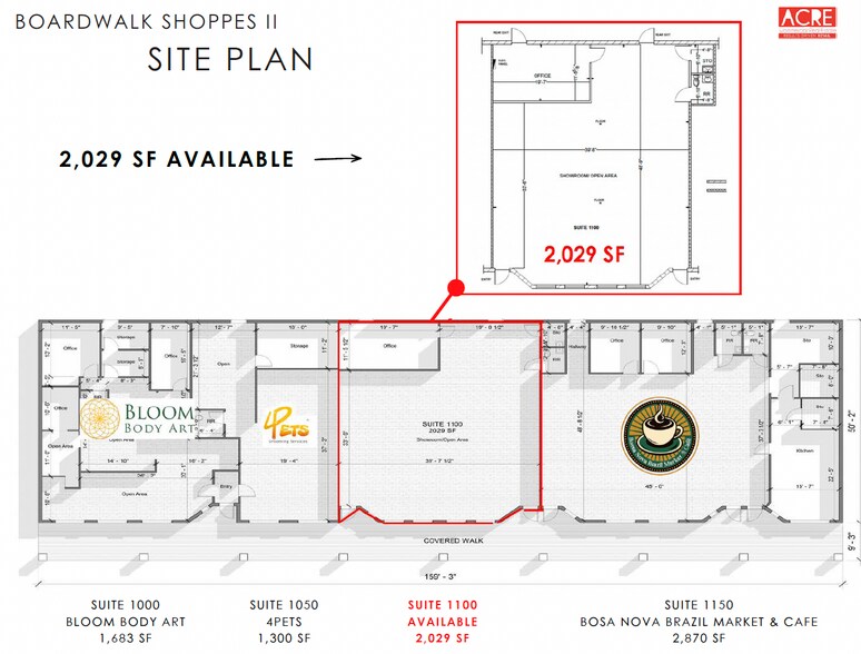 1062-1076 W SR 436 Hwy, Altamonte Springs, FL à louer - Plan d’étage type - Image 2 de 3