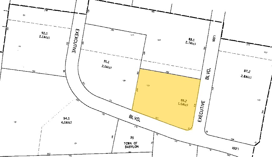 10 Executive Blvd, Farmingdale, NY à vendre - Plan cadastral - Image 2 de 2