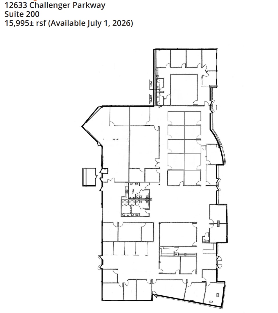12661 Challenger Pky, Orlando, FL for lease Floor Plan- Image 1 of 1