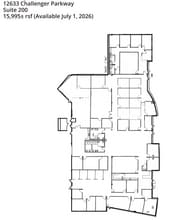 12661 Challenger Pky, Orlando, FL for lease Floor Plan- Image 1 of 1