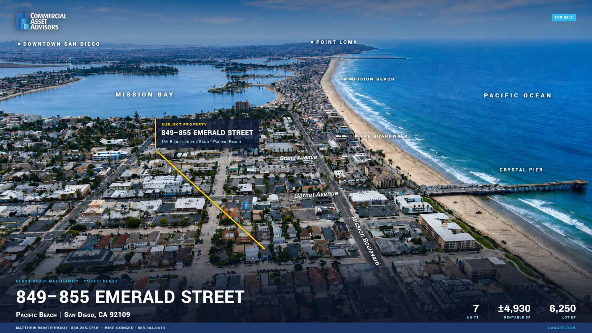 849-855 Emerald St, San Diego, CA for sale Primary Photo- Image 1 of 11