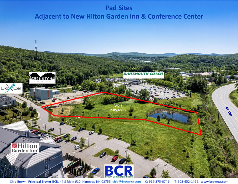 Route 120/LaBombard Rd, Lebanon, NH for sale - Aerial - Image 1 of 6