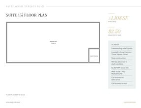46164 Warm Springs Blvd, Fremont, CA à louer Plan d’étage- Image 1 de 1