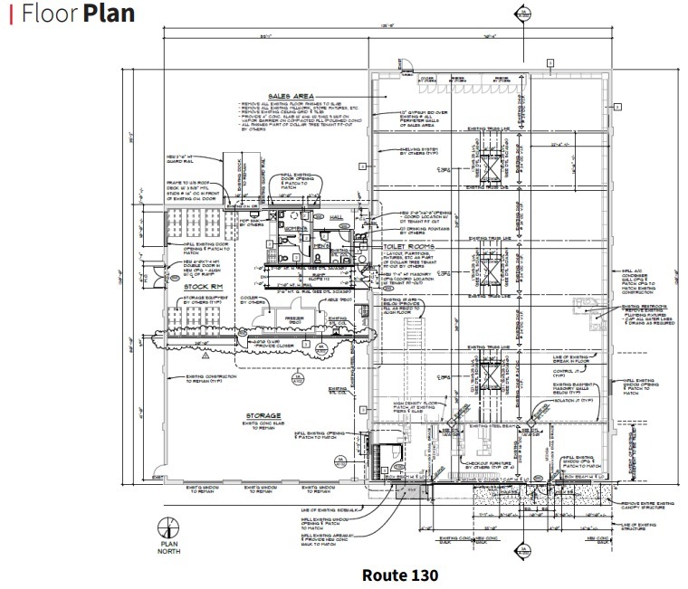 1204 N Route 130, Burlington, NJ à louer Plan d’étage- Image 1 de 1