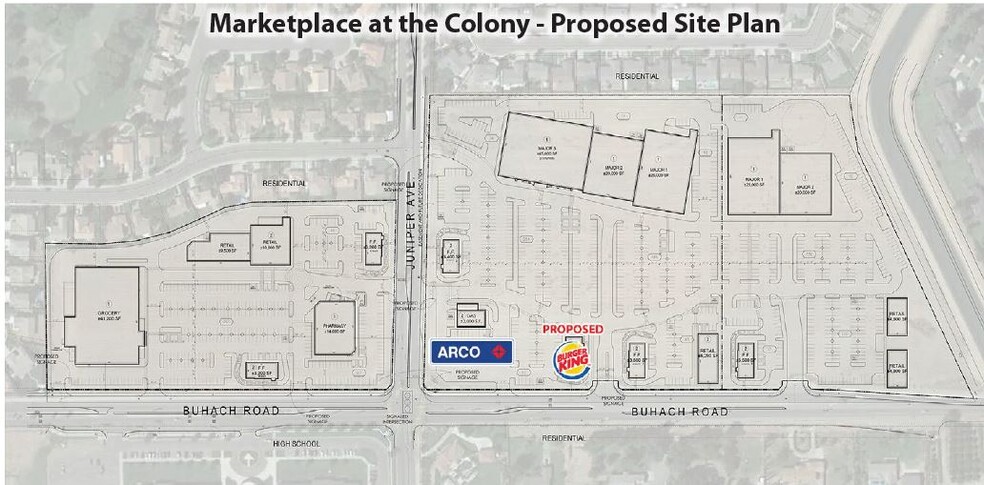 N Buhach Rd & Juniper Ave, Atwater, CA for sale - Site Plan - Image 2 of 4