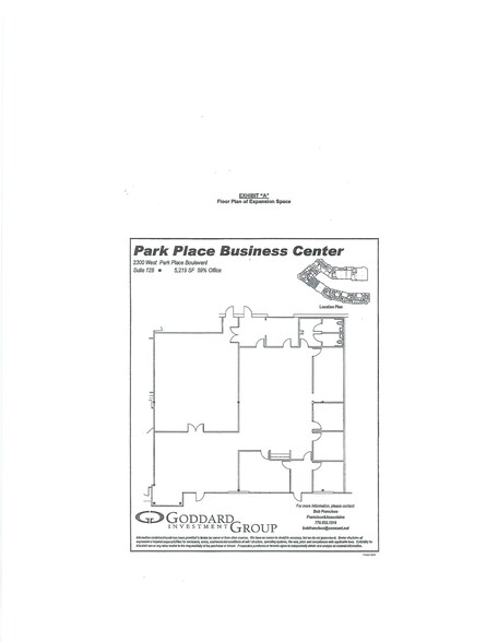 2300 W Park Place Blvd, Stone Mountain, GA à louer - Plan de site - Image 2 de 2