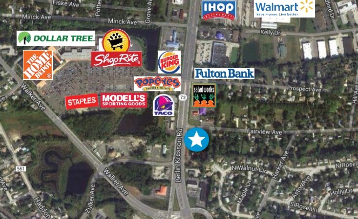 165 N Route 73, Berlin, NJ à vendre - Photo du bâtiment - Image 3 de 4