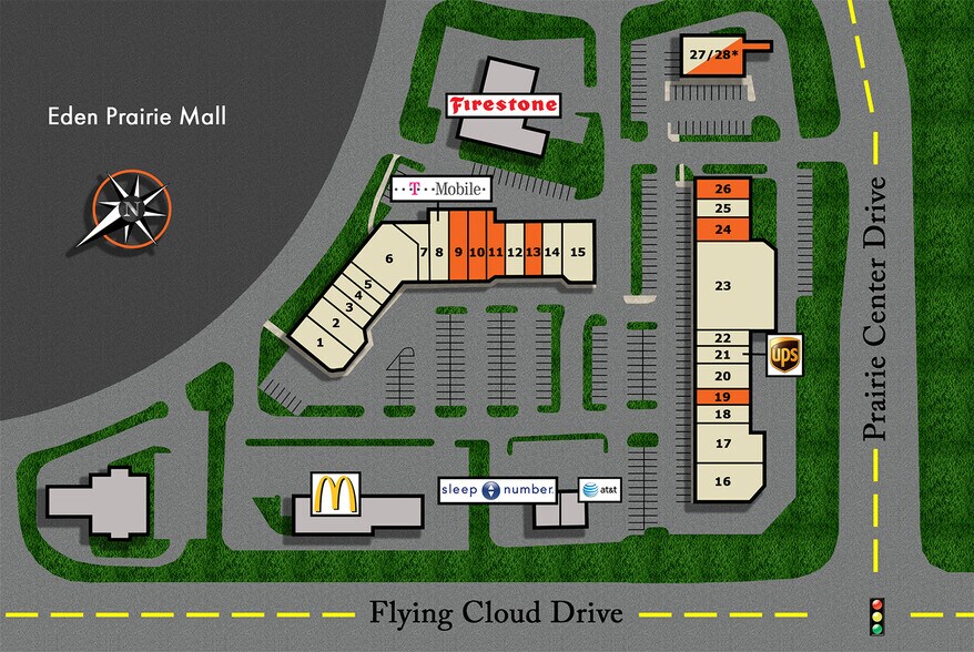 561-565 Prairie Center Dr, Eden Prairie, MN à louer - Photo du bâtiment - Image 2 de 2