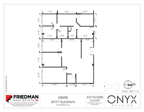 29777 Telegraph Rd, Southfield, MI for lease Floor Plan- Image 2 of 3