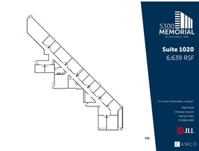 5300 Memorial Dr, Houston, TX à louer Plan d’étage- Image 1 de 1